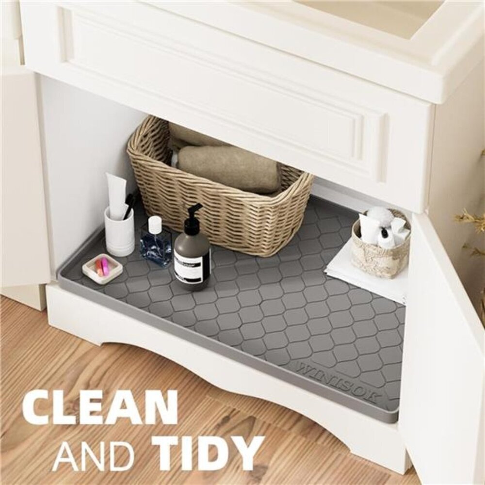 Silicone Under Sink Mat 34" x 22", Kitchen Essentials and Gadgets, Shelf Liner - Picture 5 of 8